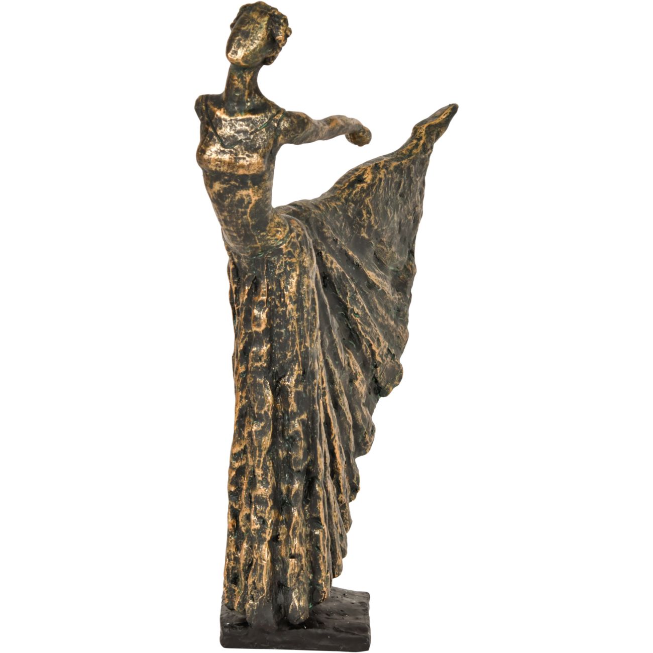 Antique Bronze Lady Dancer Sculpture - CLEARANCE